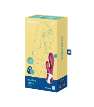 SATISFYER HEATED AFFAIR VIBRADOR EFECTO CALOR CON APP 1UN