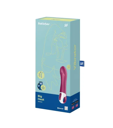 SATISFYER BIG HEAT VIBRADOR EFECTO CALOR CON APP 1UN