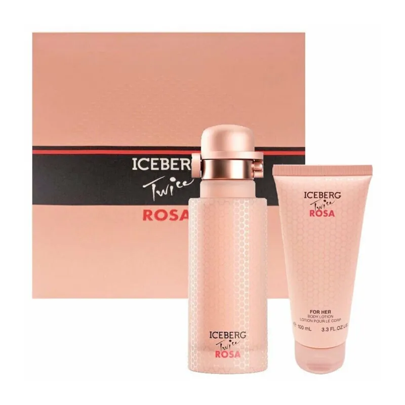 ICEBERG TWICE ROSA EAU DE TOILETTE 125ML VAPORIZADOR + LOCION PERFUMADA CORPORAL 100ML ICEBERG TWICE ROSA EAU DE TOILETTE 125ML VAPORIZADOR + LOCION PERFUMADA CORPORAL 100ML