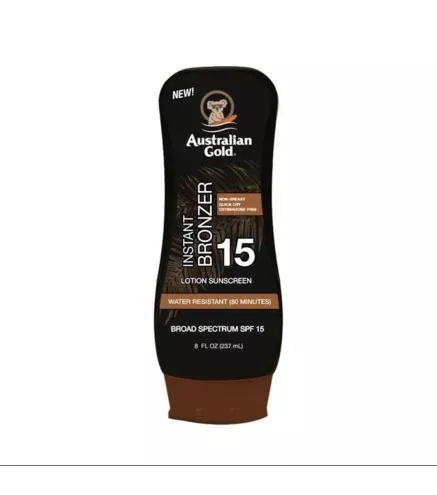 AUSTRALIAN GOLD INSTANT BRONZER SPF15 LOCION CORPORAL 237ML