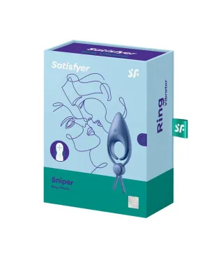 SATISFYER SNIPPER RING VIBRADOR VIOLETA 1UN