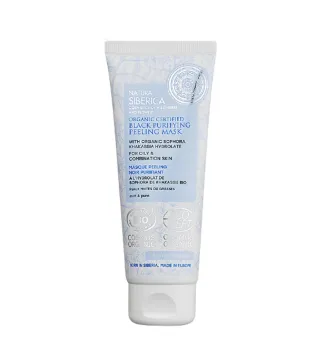 NATURA SIBERICA BLACK PURIFYING PEELING MASK PIEL GRASA 75ML