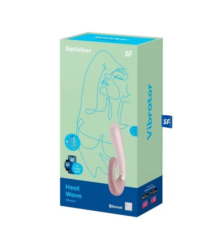 SATISFYER HEAT WAVE VIBRADOR ROSA CON APP 1UN