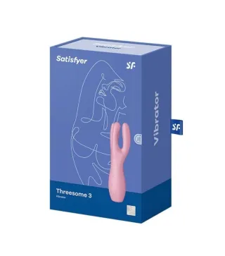 SATISFYER THREESOME 3 VIBRADOR ROSA 1UN