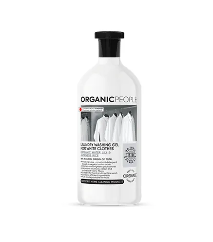 ORGANIC PEOPLE WHITE CLOTHES ORGANIC WATER LILY JAPANESE RICE LAUNDRY WASHING-GEL 200ML