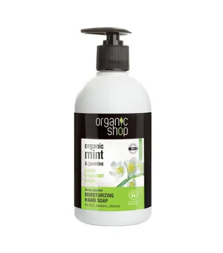 ORGANIC SHOP MINTY JASMINE JABON DE MANOS JABON DE MANOS MOISTURIZING 200ML