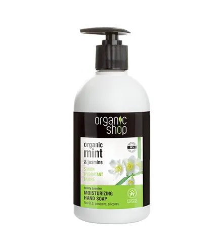 ORGANIC SHOP MINTY JASMINE JABON DE MANOS JABON DE MANOS MOISTURIZING 200ML