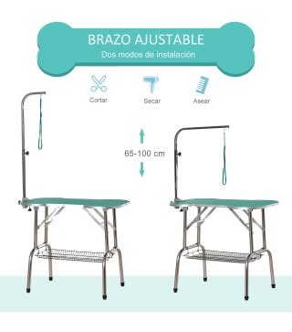 Mesa de Aseo para Mascotas