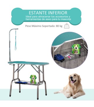 Mesa de Aseo para Mascotas