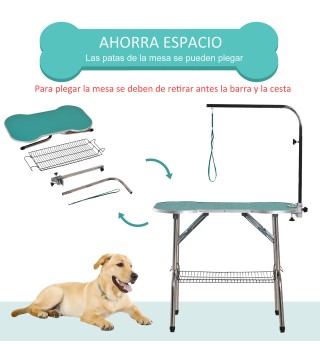 Mesa de Aseo para Mascotas