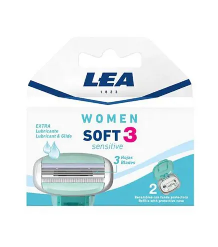 LEA RECAMBIOS WOMAN SOFT3 SENSITIVE 2UN
