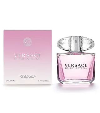 VERSACE BRIGHT CRYSTAL EAU DE TOILETTE 200ML VAPORIZADOR