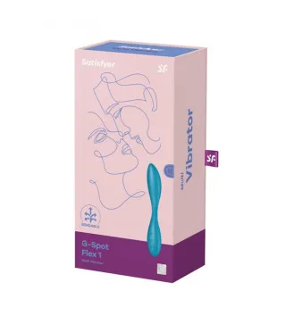 SATISFYER G-SPOT FLEX 1 MULTI-VIBRADOR PETROL 1UN