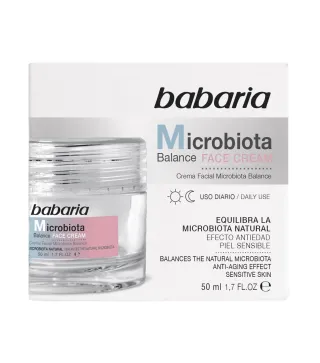 BABARIA MICROBIOTA BALANCE CREMA FACIAL USO DIARIO PIEL SENSIBLE 50ML