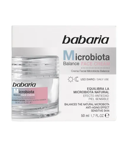 BABARIA MICROBIOTA BALANCE CREMA FACIAL USO DIARIO PIEL SENSIBLE 50ML