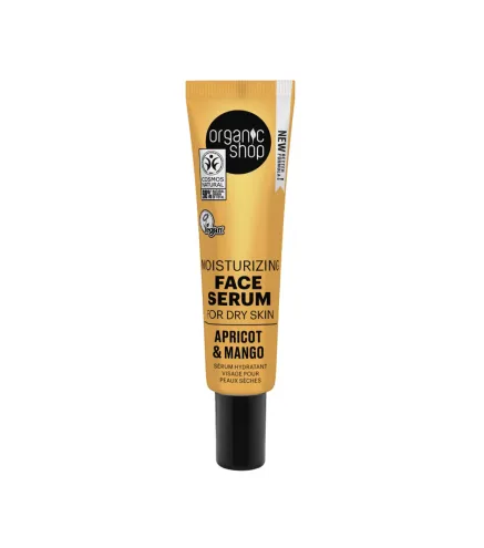 ORGANIC SHOP APRICOT MOISTURIZING SERUM FACIAL PIEL SECA 30ML