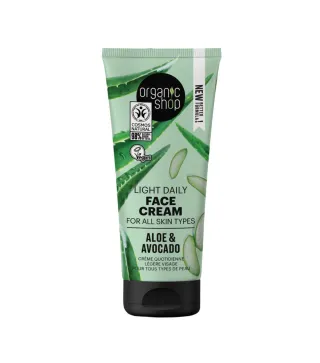 ORGANIC SHOP ALOE CREMA FACIAL DIARIA TODO TIPO DE PIELES 50ML