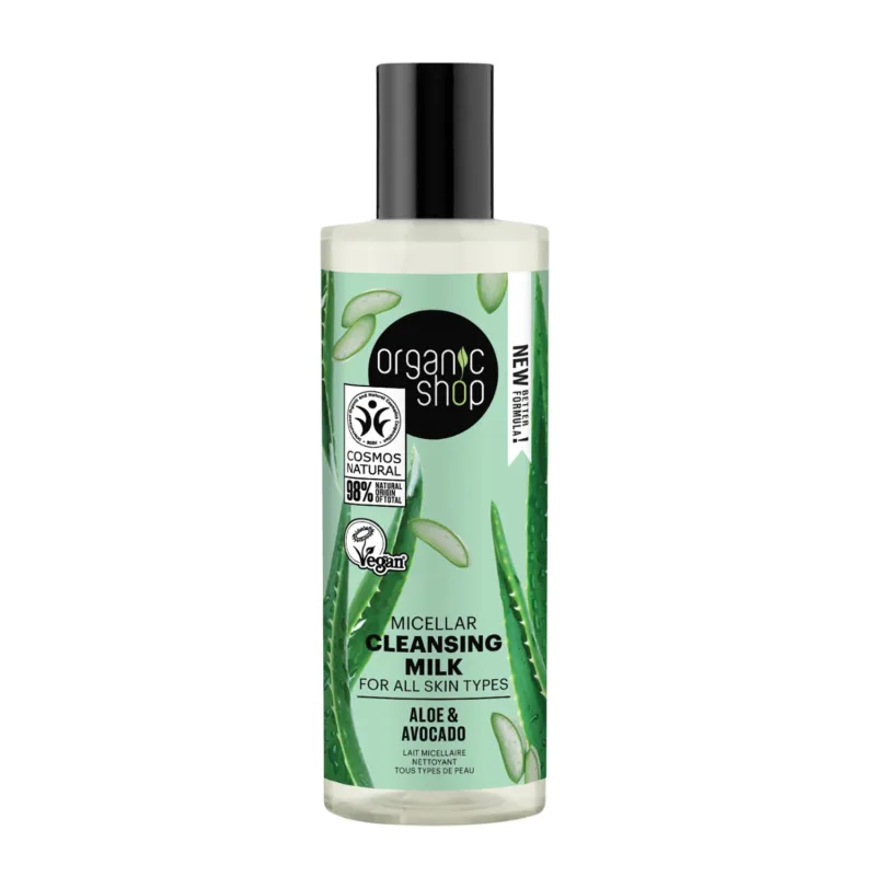 ORGANIC SHOP ALOE LECHE LIMPIADORA MICELAR 150ML