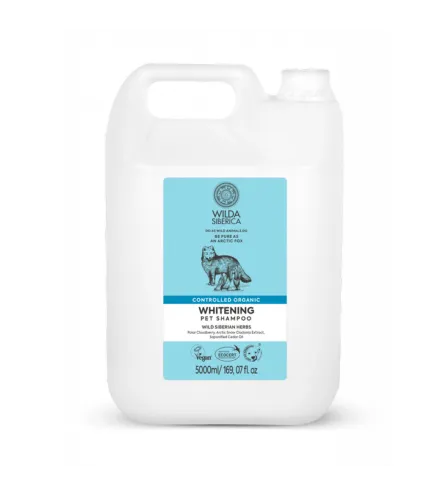 NATURA SIBERICA WILDA CHAMPU PELO BLANCO 5000ML