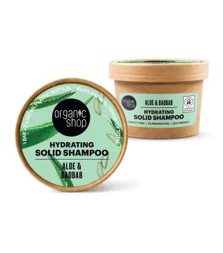 ORGANIC SHOP ALOE CHAMPU SOLIDO HYDRATANTE 60GR