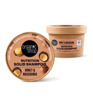 ORGANIC SHOP HONEY CHAMPU SOLIDO NUTRITION 60GR