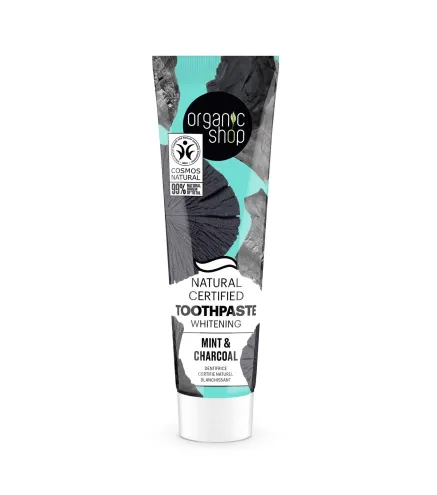 ORGANIC SHOP MINT DENTIFRICO BLANQUEADOR 100GR