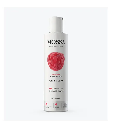 MOSSA JUICY CLEAN AGUA MICELAR RASPBERRY TODO TIPO DE PIELES 200ML
