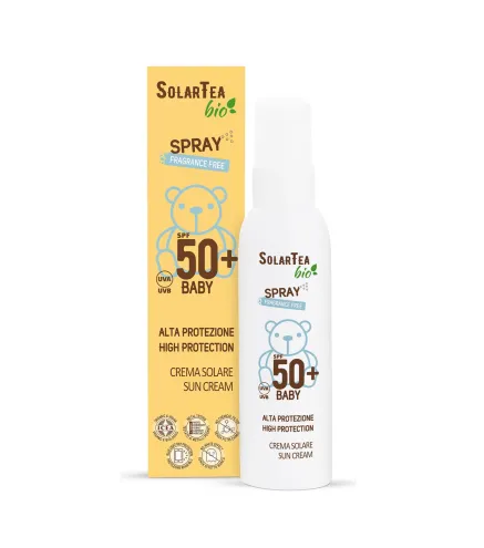 BEMA SOLARTEA BIO CREMA SOLAR BEBE SPRAY SIN FRAGANCIA 100UN VAPORIZADOR