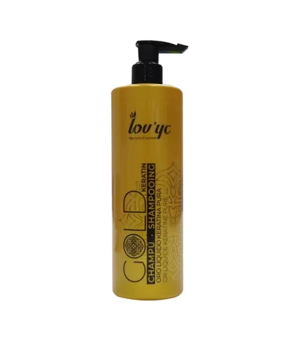 LOVYC GOLD KERATIN CHAMPU CABELLO SECO 500ML
