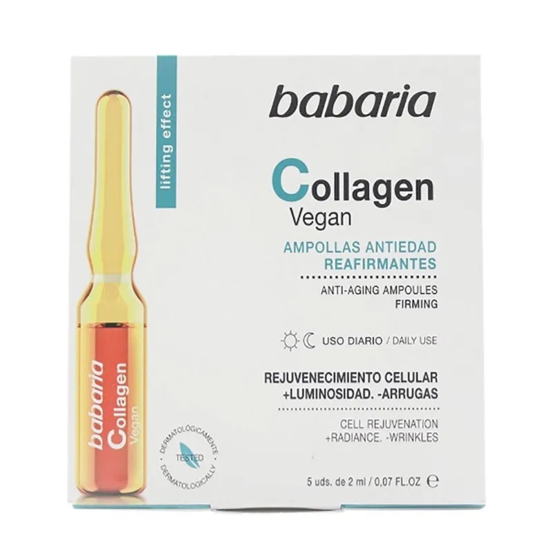 BABARIA COLLAGEN TRATAMIENTO ANTI-EDAD AMPOLLAS 5UN