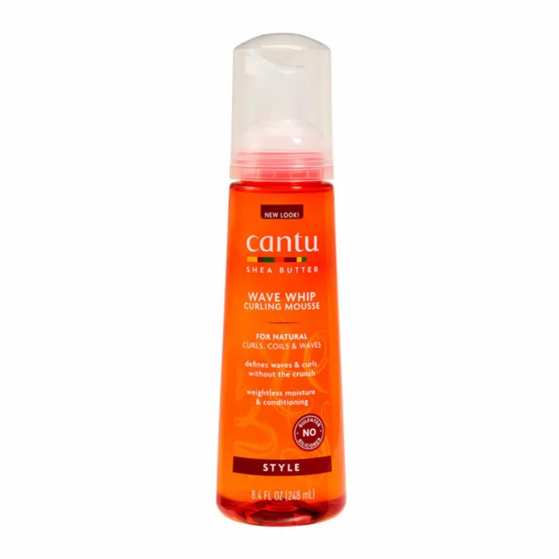 CANTU SHEA BUTTER CURLING MOUSSE WAVE WHIP 248ML