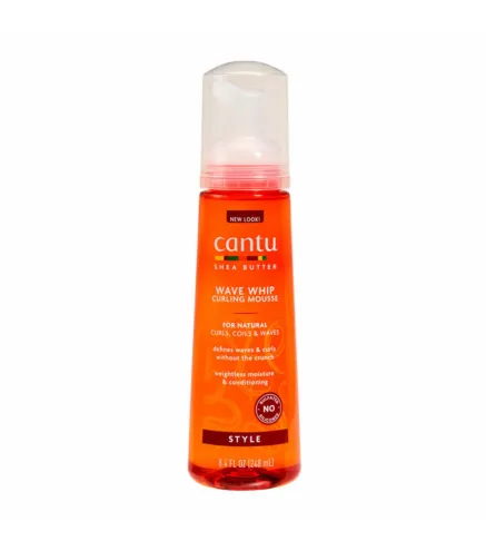 CANTU SHEA BUTTER CURLING MOUSSE WAVE WHIP 248ML