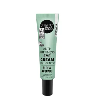 ORGANIC SHOP ALOE CREMA DE OJOS ANTI-PUFFINESS 30ML