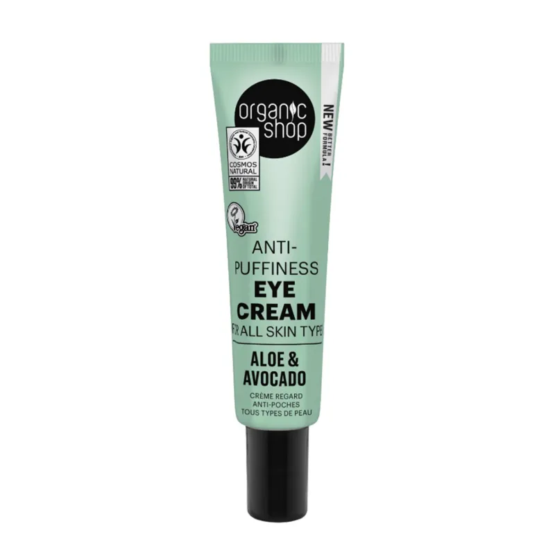 ORGANIC SHOP ALOE CREMA DE OJOS ANTI-PUFFINESS 30ML
