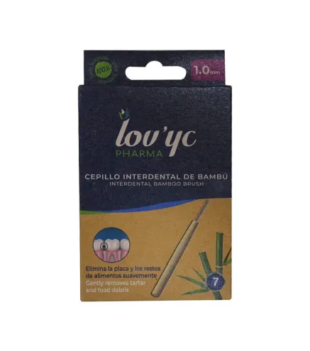 LOVYC BAMBU CEPILLO INTERDENTAL CAJA 1UN