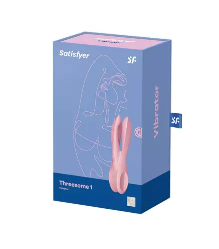 SATISFYER THREESOME 1 VIBRADOR ROSA 1UN