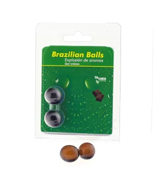 BRAZILIAN BALLS BALLS GEL INTIMO AROMA CHOCOLATE 1UN