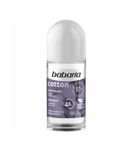 BABARIA COTTON DESODORANTE ROLL-ON 50ML