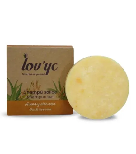 LOVYC AVENA Y ALOE VERA CHAMPU SOLIDO 50GR