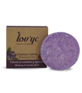 LOVYC ARANDANOS Y AGUACATE CHAMPU SOLIDO 50GR