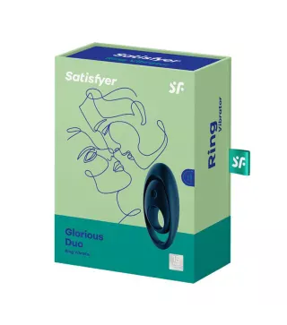 SATISFYER GLORIOUS ANILLO VIBRADOR AZUL 1UN