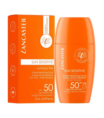 LANCASTER SUN SENSITIVE FLUIDO BRONCEADOR LUMINOSO SPF50 30ML
