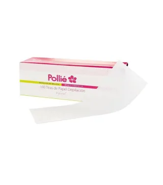 POLLIE DEPILACION TIRAS DE PAPEL 100 TIRAS 100UN