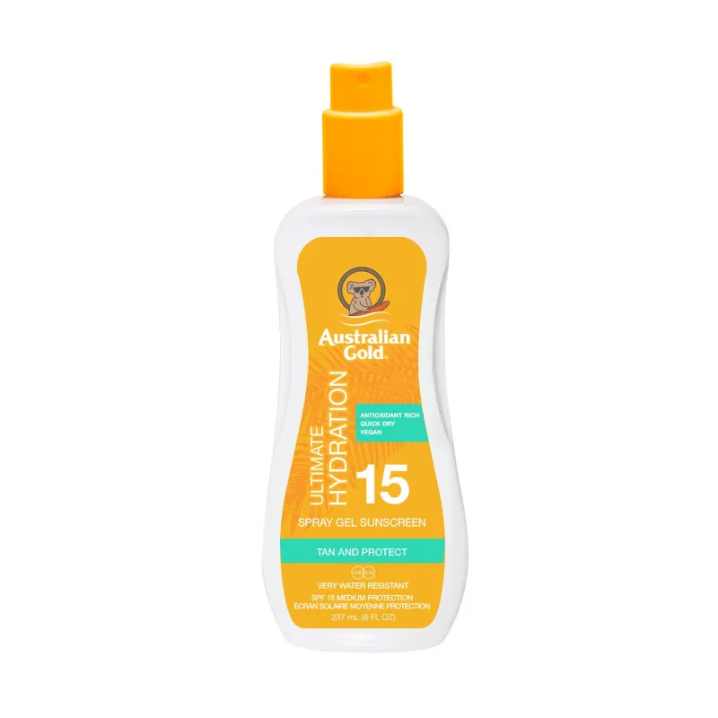 AUSTRALIAN GOLD ULTIMATE HYDRATION SPRAY GEL SPF15 237ML