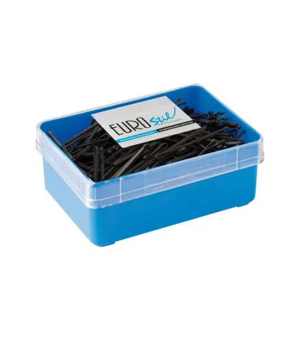 EUROSTIL ANTI-DESLIZANTE CAJA CLIPS NEGRO NEGRO 50MM 1UN