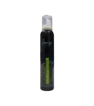 LOVYC CURLY ESPUMA CAPILAR ANTI-FRIZZ FORMULA VEGANA FIJACION FUERTE 200ML