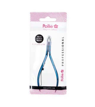 EUROSTIL MANICURA ALICATE CORTA-CUTICULAS 11CM AZUL TITANIO 1UN