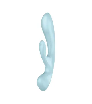 SATISFYER TRIPLE OH! MULTI-VIBRADOR AZUL 1UN