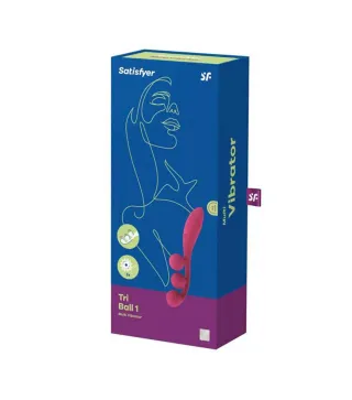 SATISFYER TRI BALL 2 MULTI-VIBRADOR ROJO 1UN