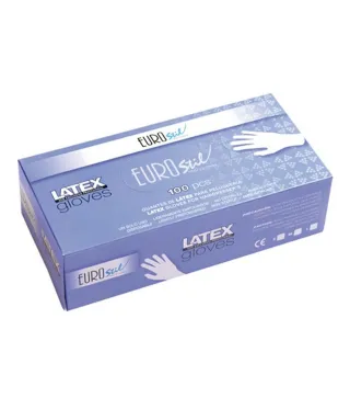 EUROSTIL BLANCO GUANTES LATEX MEDIANO CAJA 1UN